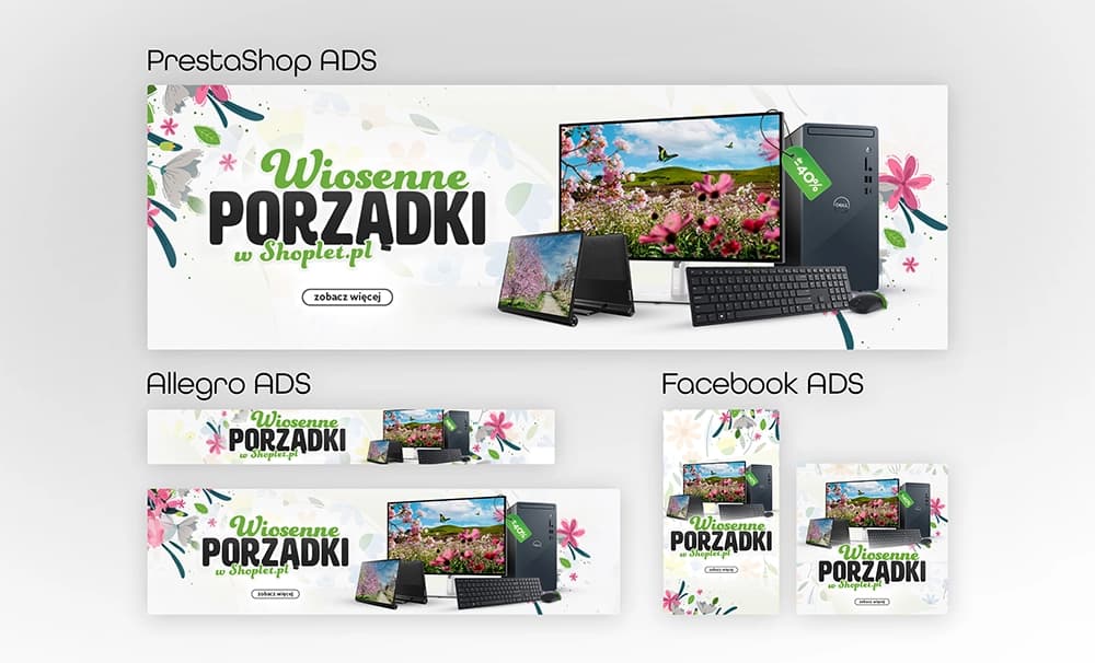 Kampania internetowa - banner reklamowy z nowoczesnym designem - zdjęcie 1 z 3
